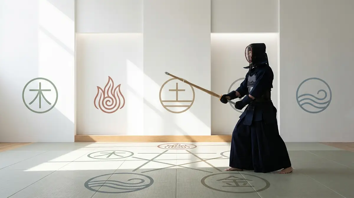 剣道の五行の構えにおける脇構えの位置づけ