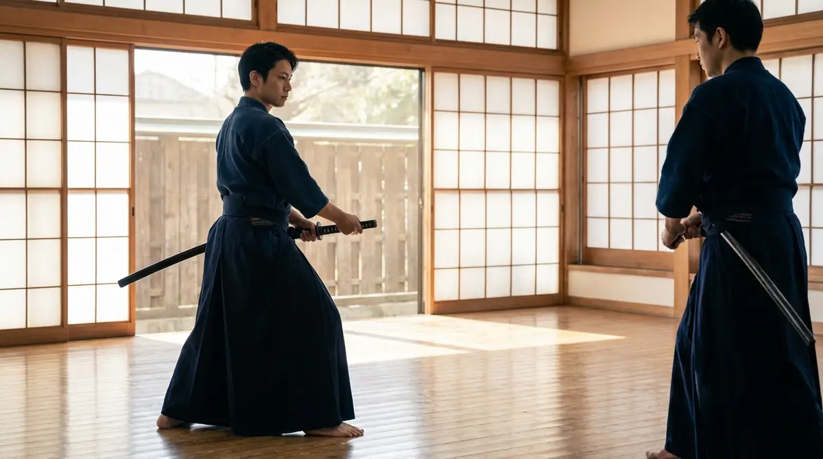 日本剣道形四本目における脇構え|仕太刀の動きを徹底解説