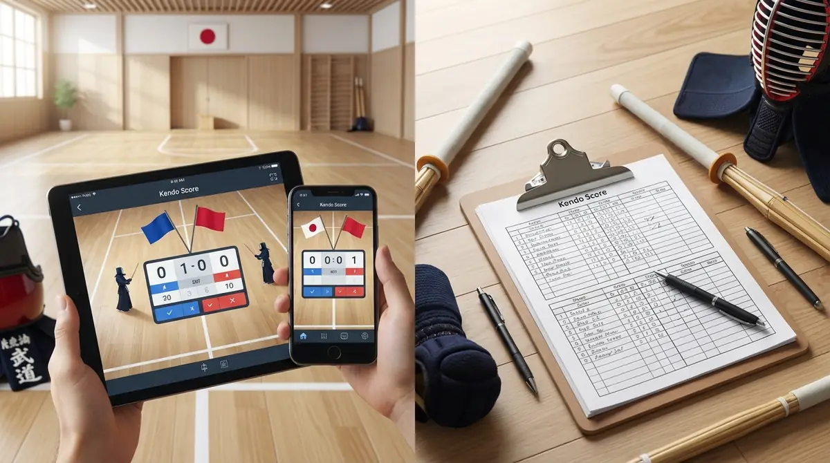 剣道スコアアプリとは?基本機能と紙記録との違い