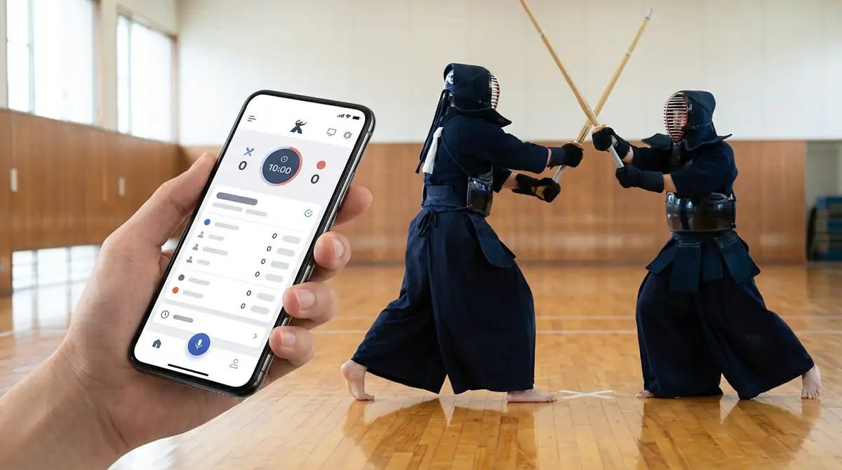 剣道スコアアプリの使い方|ダウンロードから試合記録まで5ステップ