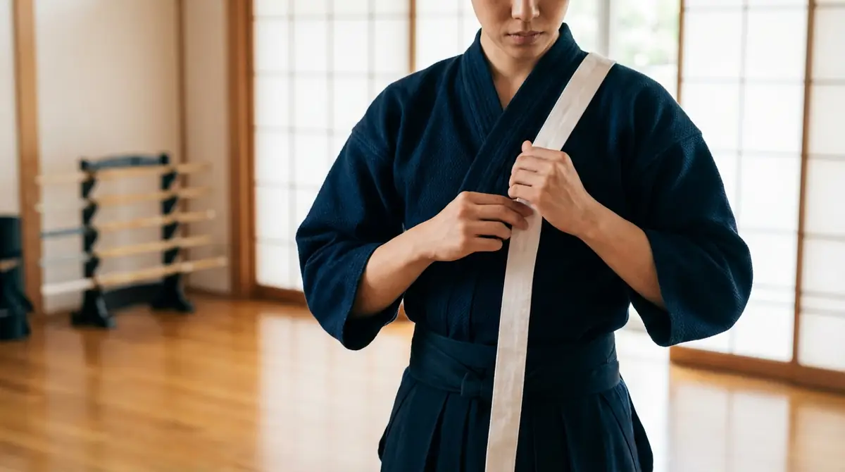 一人で剣道タスキを付けるコツ3選