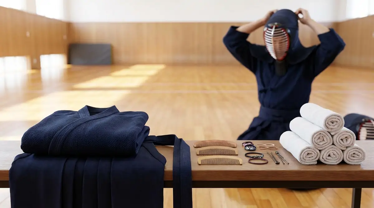 剣道の髪型に必要なアイテムと選び方
