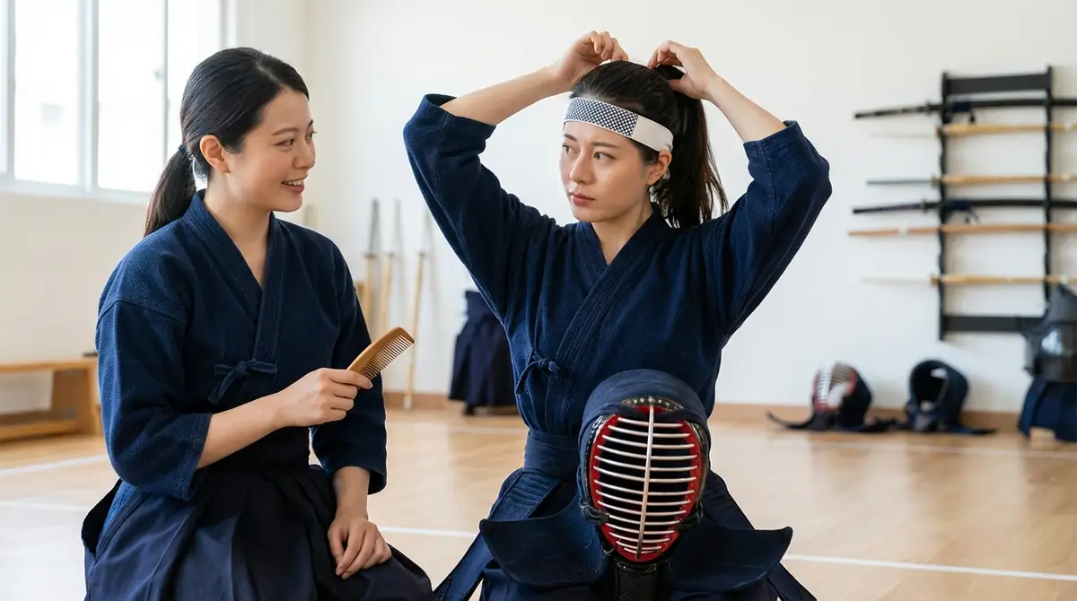 剣道女子の髪型でよくある悩みQ&A