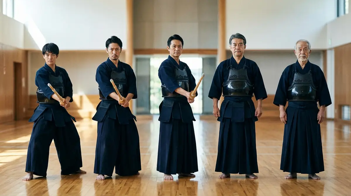 実業団剣道選手の年齢別キャリアステージ