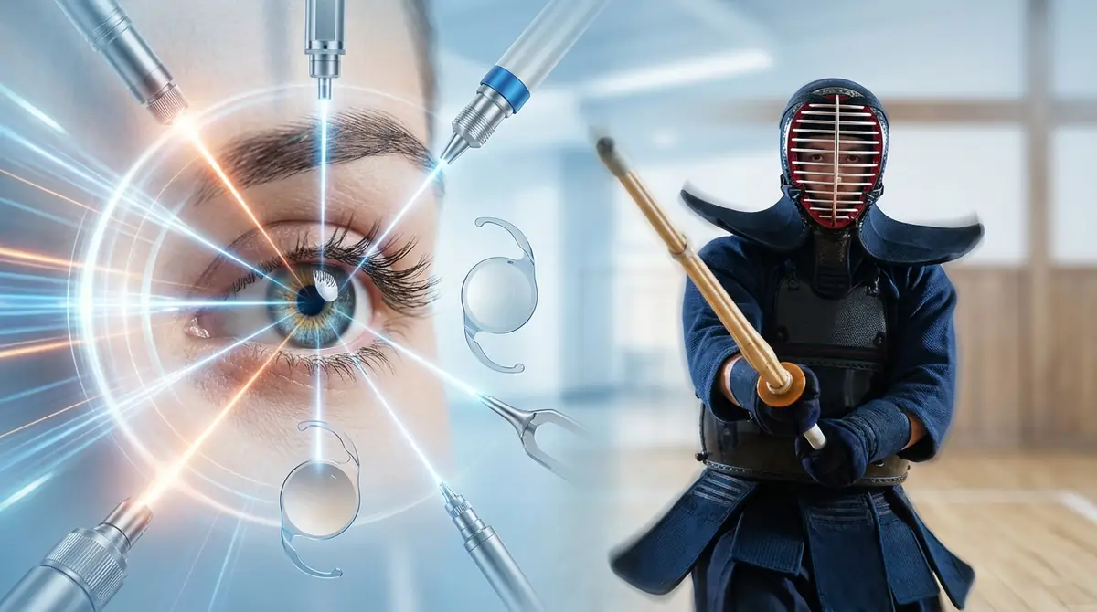視力矯正手術の種類と剣道への影響を比較
