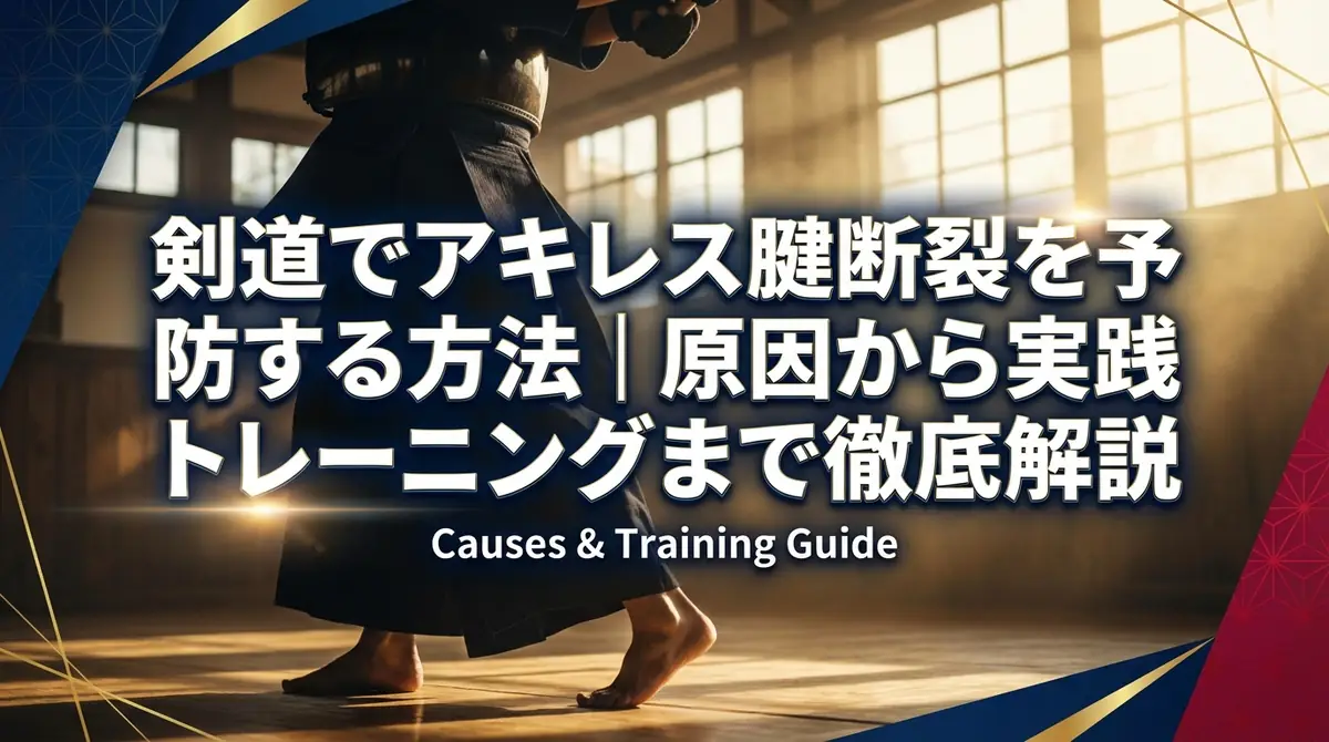 剣道でアキレス腱断裂を予防する方法|原因から実践トレーニングまで徹底解説