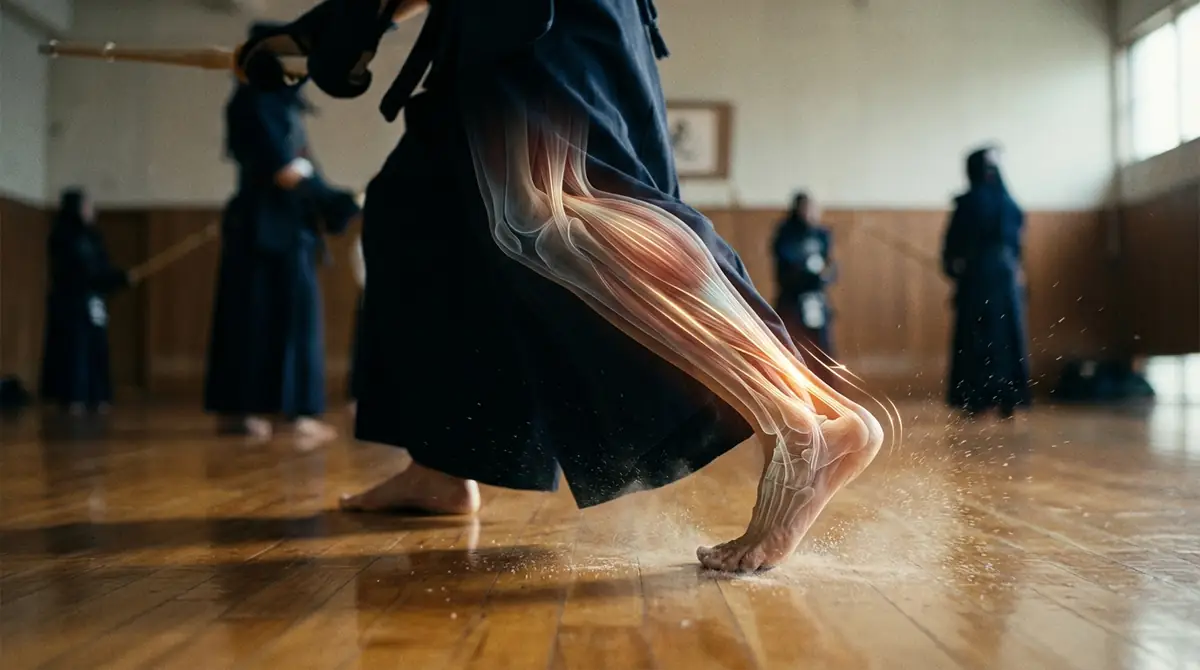 なぜ剣道はアキレス腱断裂が多いのか?原因とメカニズム