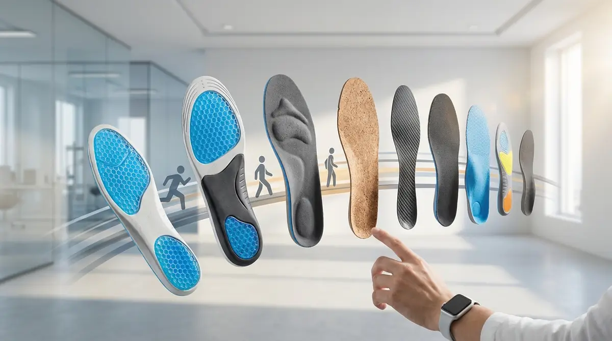 【タイプ別】あなたに最適な衝撃吸収インソールの選び方