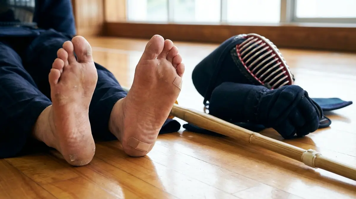 剣道で足の裏の皮がむける3つの原因