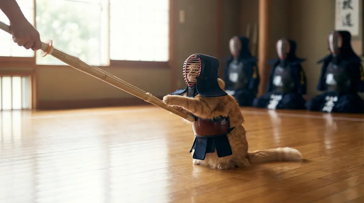 ネコ剣道の意味・元ネタを30秒で解説