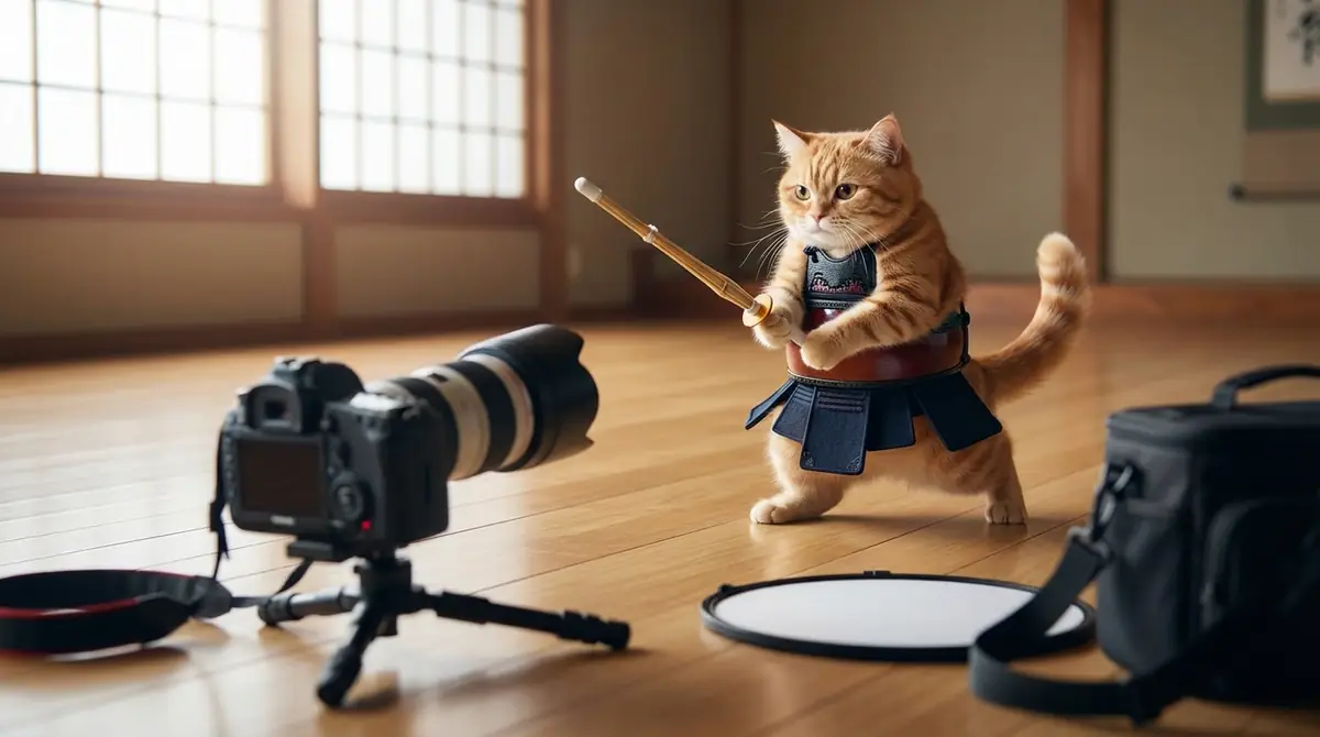 ネコ剣道の撮り方【5ステップで成功させる方法】