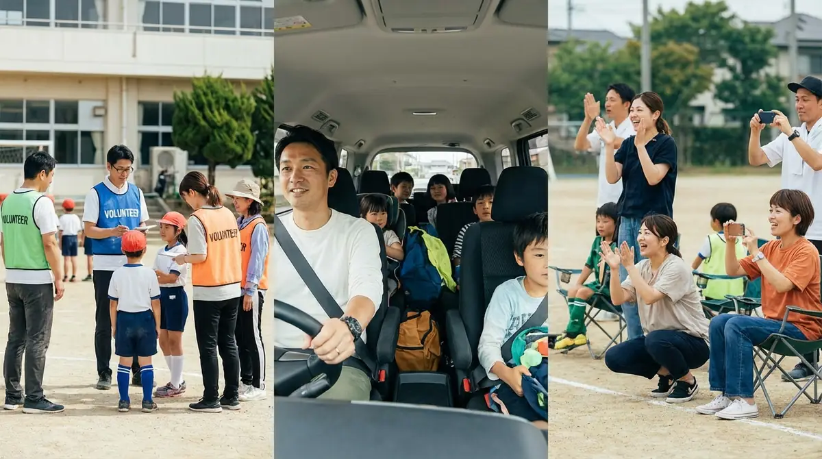 保護者の負担は?当番・送迎・試合帯同について