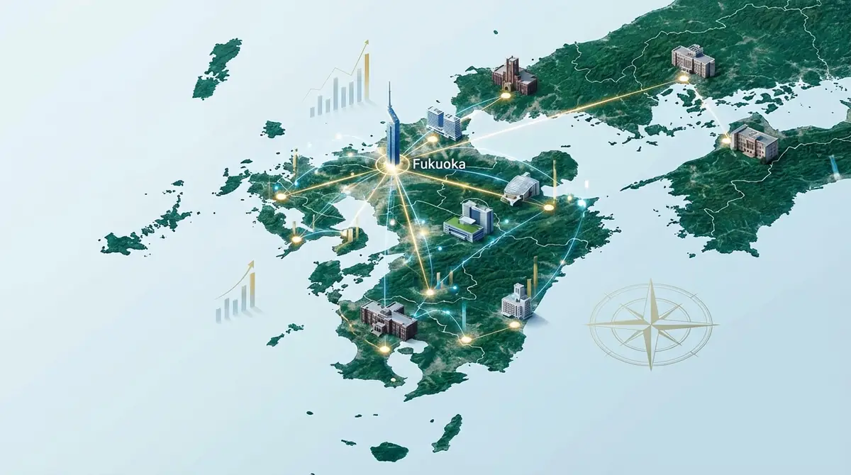 福岡県内・九州圏内での位置づけと他校比較