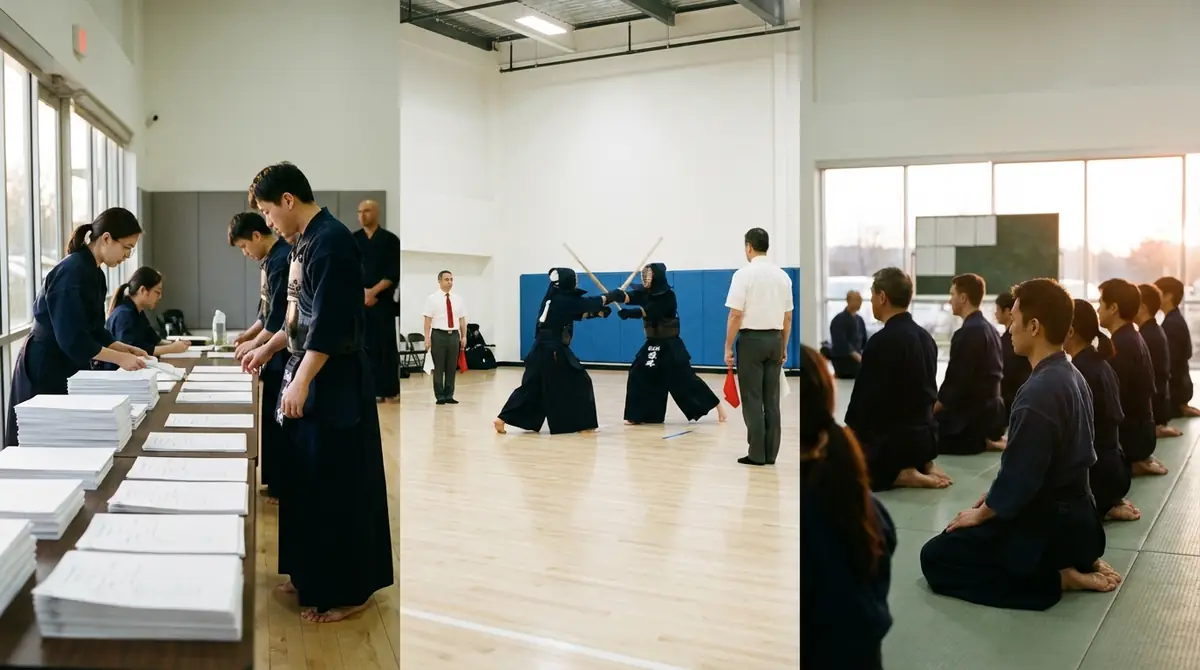 剣道一級審査当日の流れ｜受付から結果発表まで
