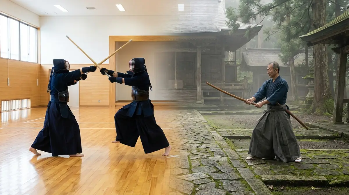 剣道に流派はある？現代剣道と古流剣術の違い