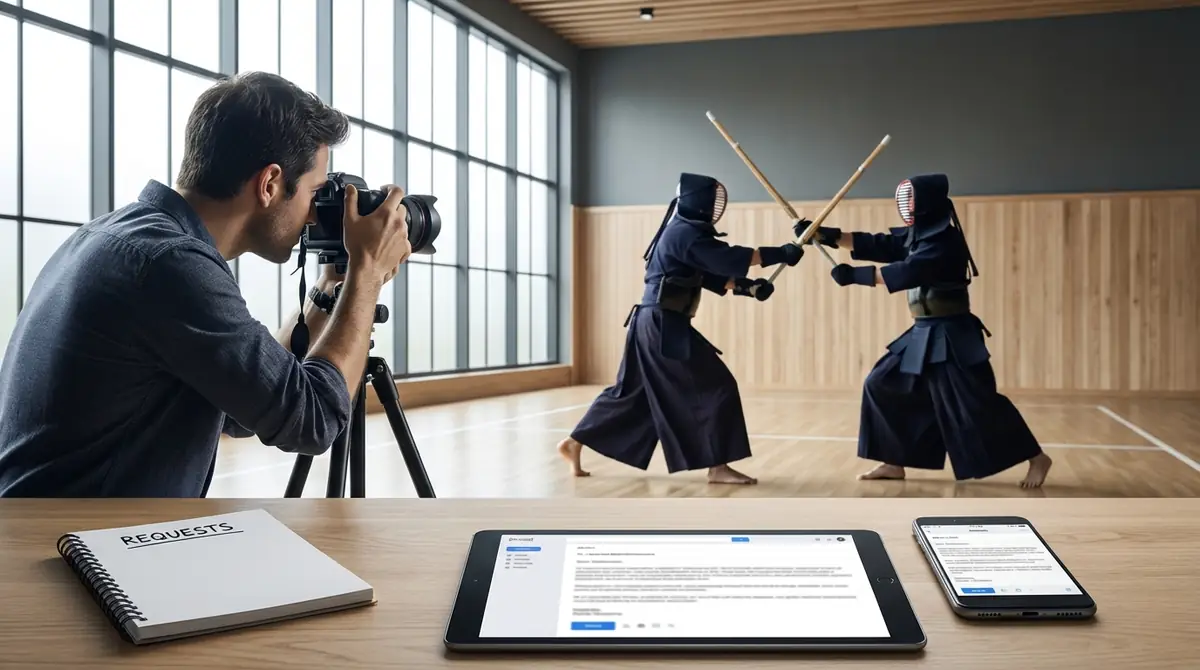 【コピペOK】剣道の撮影許可・依頼例文テンプレート3選