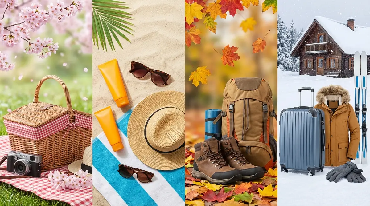 季節・シーン別|追加で必要な持ち物リスト