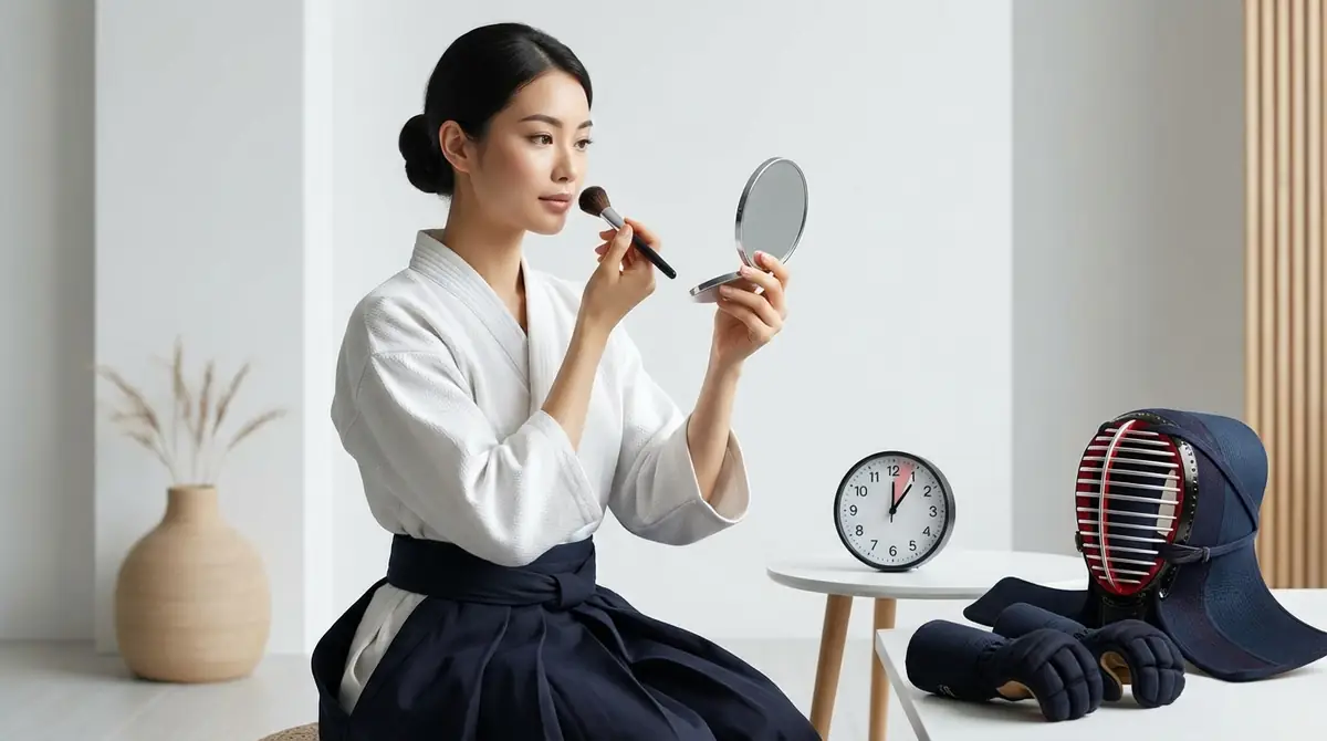 【時短版】5分で完成する剣道メイク