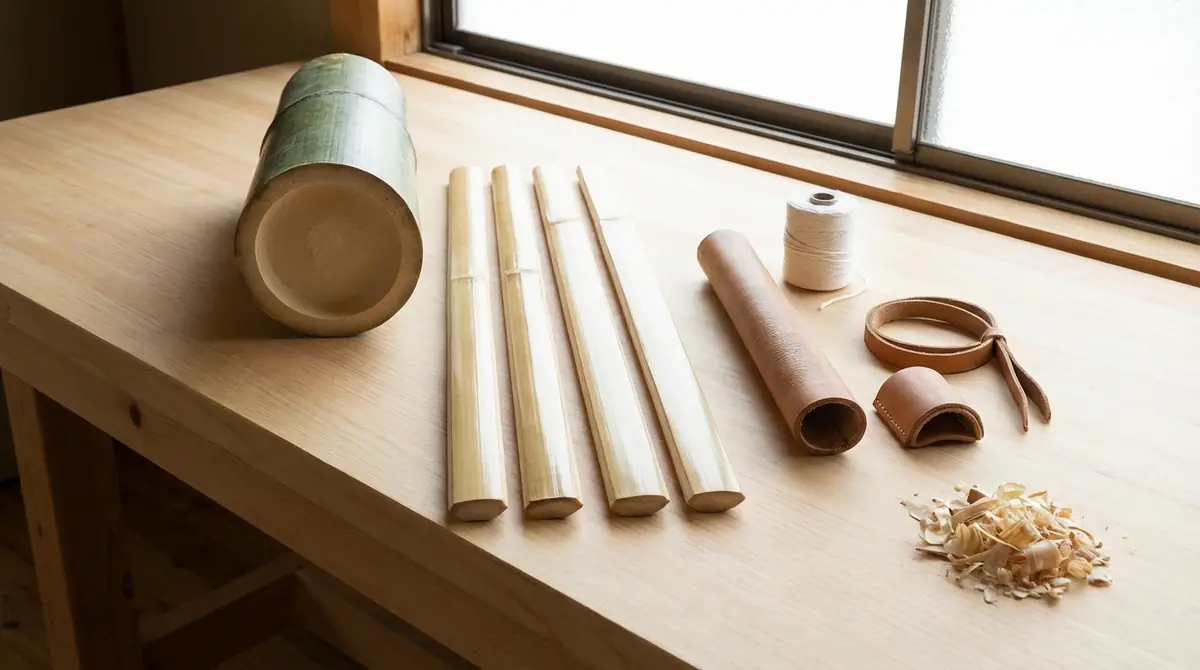 竹刀の構造と素材別の分別ポイント