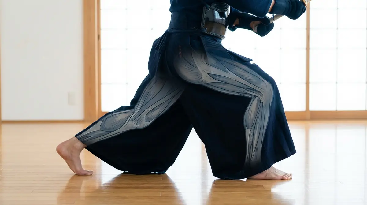 【下半身】剣道で発達する脚・臀部の筋肉