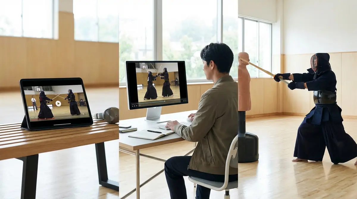 剣道動画を効果的に活用する3ステップ