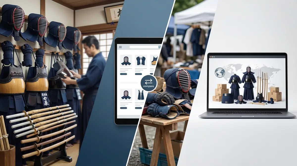 剣道グッズはどこで買う？購入場所のメリット・デメリット比較