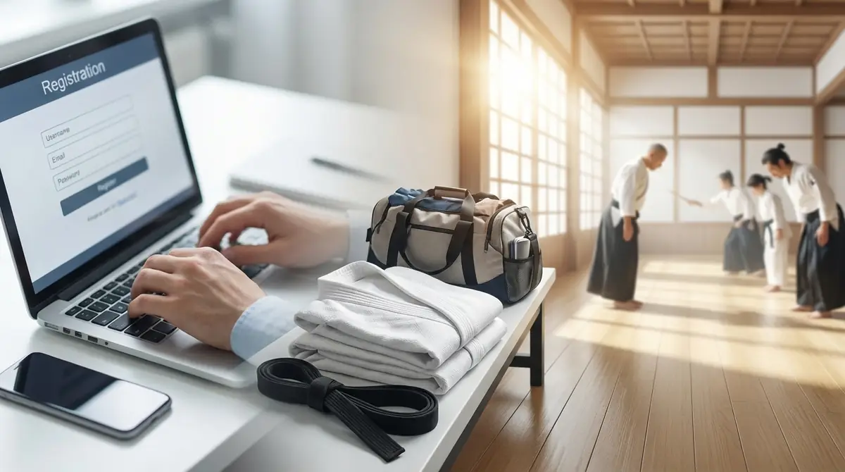 体験稽古の申込みから当日までの流れ